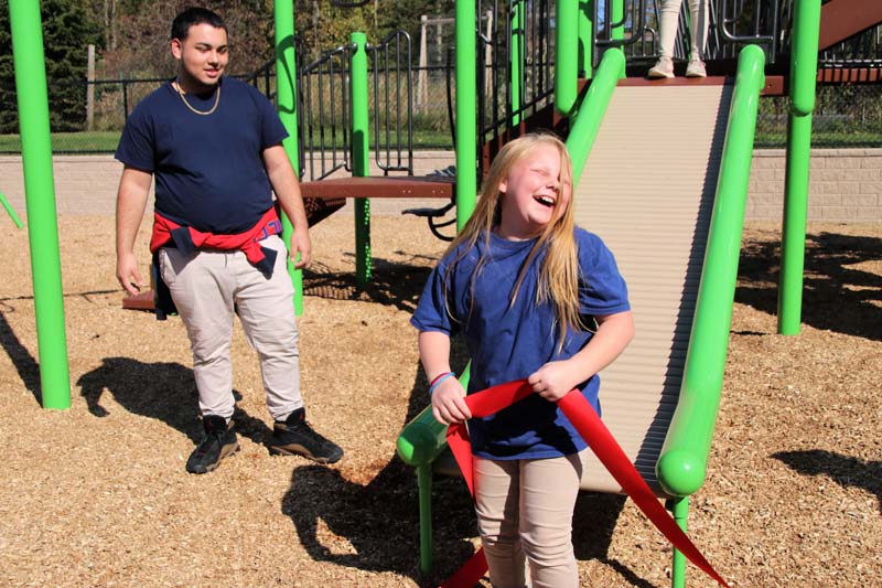Randolph Campus new 6,900 square foot playground dedication